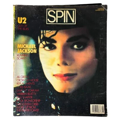 VTG Spin Magazine June 1987 Vol 3 No. 3 Michael Jackson and U2 No Label - Image 1 of 4