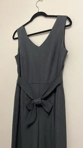 ann taylor loft Dark gray jumpsuit  Sz 4 - Picture 1 of 7