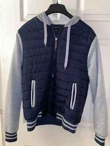 Ring Of Fire Jugend Größe Small Jacke Hoodie marineblau & grau Reißverschluss Jacke Gr. Small - Bild 1 von 6