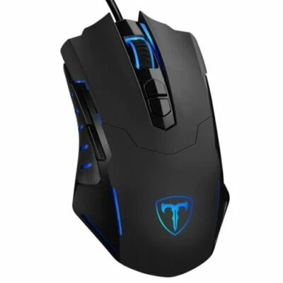 7200 DPI Ergonomic Optical Wired Gaming Mouse 8 Programmable Buttons RGB Backlit - Image 1 of 4