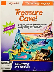 Treasure Cove! (IBM PC, 1992) *100% COMPLETE IN BIG BOX* MS-DOS Educational Game - Picture 1 of 5