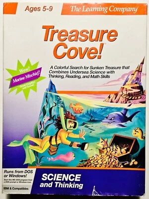 Treasure Cove! (IBM PC, 1992) *100% COMPLETE IN BIG BOX* MS-DOS Educational Game - Image 1 of 4