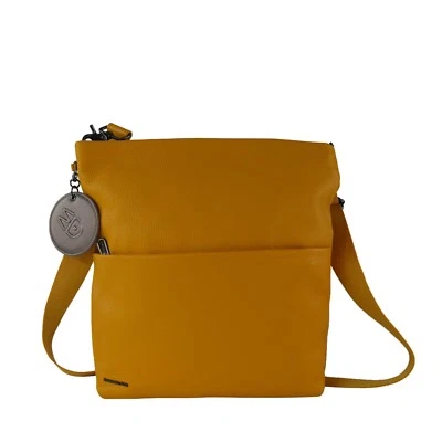 Mandarina Duck Mellow Cuir Sac à Bandoulière Tournesol FZT6823Q en Jaune - Photo 1/3