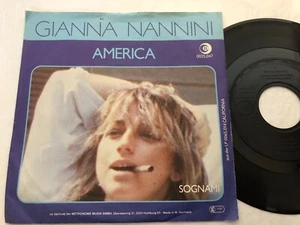 Gianna Nannini – America - VINYL SINGLE 7" GER 1979 S1691 - Imagen 1 de 3