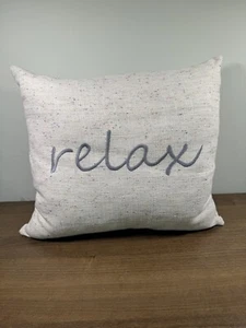 Rodeo Home Decorative Throw Pillow-Relax - Picture 1 of 5