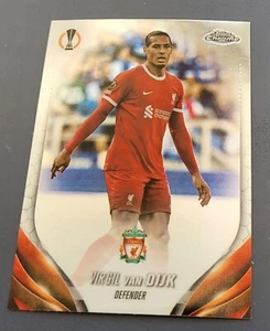 TOPPS CHROME UCC 23-24, VIRGIL VAN DIJK, FC LIVERPOOL, BASE - Picture 1 of 1