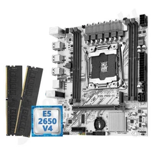 X99 PR9-H mATX LGA2011-3 Gaming Motherboard + E5 2650 V4 CPU + 16GB DDR4 RAM - Picture 1 of 7