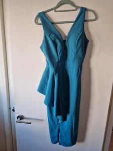 WalG Ruffle Detail Sleeveless Slim Fit Dress Size 14 - Picture 1 of 4