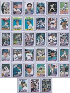 Los Angeles Dodgers 1989 Topps Baseball Team Set 33 Cards - Picture 1 of 15