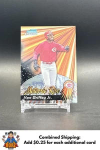 2000 Bowman Chrome #MR3 Ken Griffey Jr. Meteoric Rise Cincinnati Reds - Bild 1 von 2