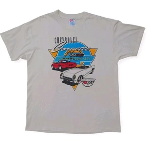 Vintage 90s Chevrolet Corvette 40th Anniversary T-Shirt Men XL Single Stitch USA - Bild 1 von 6