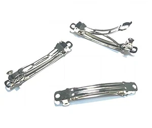 Hair Clip, 20Pcs French Style Barrette Hair Clip for DIY Craft Bows 60Mm - Picture 1 of 12