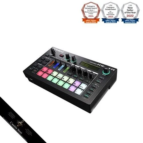 Roland Groovebox MC-101 Tragbare Rhythmusmaschine mit Akkuleistung 4-Spur - Bild 1 von 4