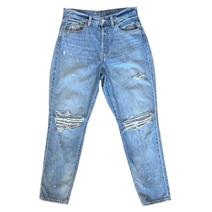 Etica Alex Boyfriend Distressed Denim High Rise Jeans Oceanside Damen 28 - Bild 1 von 7
