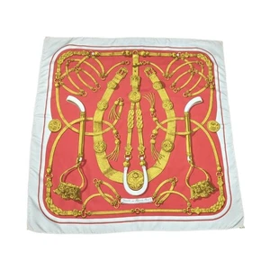 Hermes Gaucho Par Hermes Paris by Caty Latham Silk Scarf - Picture 1 of 8