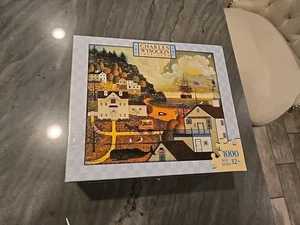 Rompecabezas Charles Wysocki Hasbro The Wharf Rars Club 1000 piezas Milton Bradley - Imagen 1 de 6