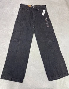 Jeans Pacsun Extreme Baggy 29x30 nero vestibilità rilassata Y2K stile skater streetwear - Foto 1 di 17
