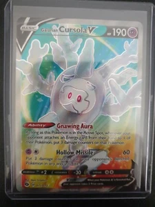 Cursola V Full Art - Champions Path - 071/073 - Pack Fresh - Pokemon Card - Picture 1 of 2