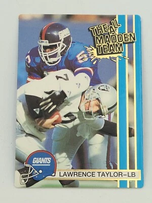 1990 All Madden Team Hi-Pro Lawrence Taylor Giants - Image 1 of 2