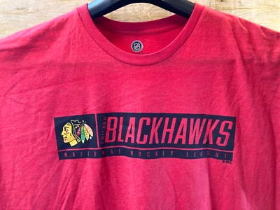 CAMISETA DEPORTIVA NHL CHICAGO BLACKHAWKS SS ROJA $20 HOMBRE 2XL ⭐️NUEVA CON ETIQUETAS⭐️ Foto 1 de 4