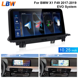 Fit For BMW X1 F49 2017-2019 EVO System Radio Stereo Carplay 10.25'' Car Screen - Foto 1 di 12
