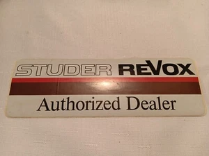 Studer ReVox Aufkleber Sticker - Bild 1 von 1