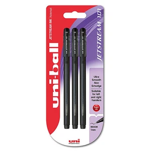 uni-ball Jetstream SX-101 Rollerball Pen - Black, Pack of 3 - Picture 1 of 2