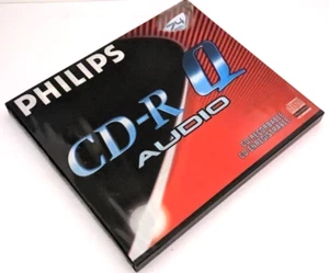 Philips CD-R74 Q Audio CD R Recordable Compact Disc 80min / 74 MINS NEW & SEALED - Picture 1 of 7