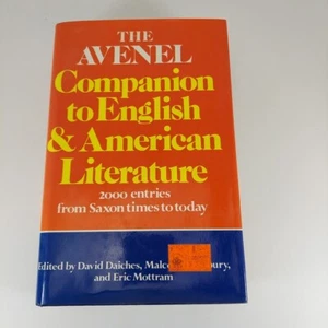 The Avenel Companion to English & American Literature 1981 HCDJ  - Picture 1 of 15