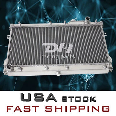 Radiador de aluminio de 3 filas atornillado para Mazda Miata MX5 LE SE 1990-1997 1,6/1,8 L MT Foto 1 de 4