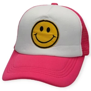 New Unisex Happy Face Snapback Cap Hat - Picture 1 of 4