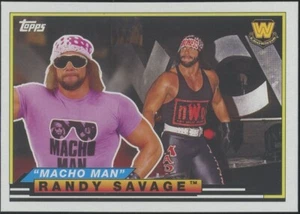 2018 Topps Heritage WWE Macho Man Randy Savage Big Legends Insert #BL-32 - Picture 1 of 2