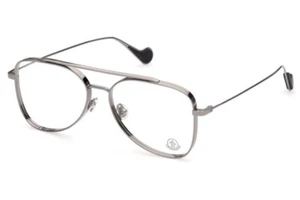 Auténticas gafas de demostración MONCLER ML5083 008 brillantes Gunmetal - 55 mm (73-6) - Imagen 1 de 8