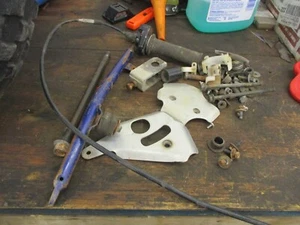 2000 YAMAHA YZ 80 MISC PARTS LOT 99 00 YZ80 FRAME GAURDS TWIST THROTTLE 98 SUB - Picture 1 of 5