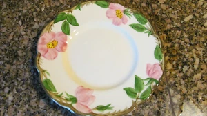 * Piatto pane rosa francescana 6 3/8"" CA O INGLANDA multiplo disponibile - Foto 1 di 2