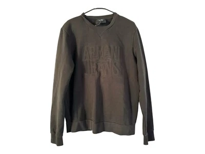 Armani джинсы AJ толстовка с капюшоном человек черный ворота размер XL - Изображение 1 из 4