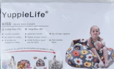 Bean Bag Cover by YuppieLife Kids Animal Storage Bag 38 inch Kids Bean Bag Cover - Image 1 of 4