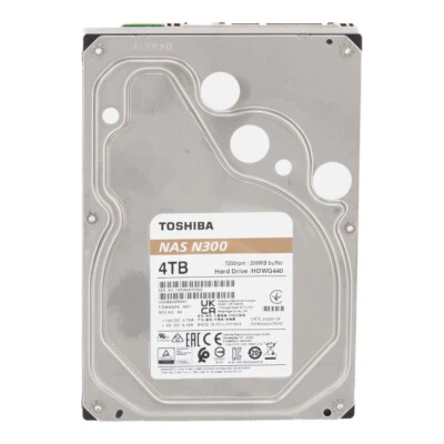 Hard Drive Toshiba NAS N300 HDWG440UZSVA 4TB 7.2K 256MB SATA III 3.5'' Inch - Image 1 of 3