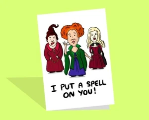 Hocus Pocus Birthday Cards | Hocus Pocus Witches | Movie Cards UK - Picture 1 of 2
