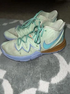 SpongeBob SquarePants Squidward Nike Kyrie 5 Sneakers Shoes Mens Size 9.5 - Picture 1 of 8