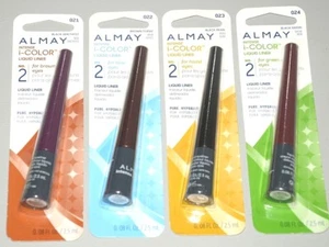 (Pack Of 3) Almay Intense I-Color Liquid Eyeliner Pure Hypoallergenic - Choose - Picture 1 of 4