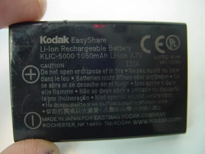 BATERÍA ORIGINAL CÁMARA KODAK KLIC-5000 Foto 1 de 2