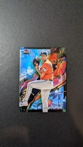 Justin Verlander 2024 Topps Finest #77 rifrattore blu /325 Astros - Foto 1 di 2