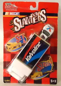 2003 RACING CHAMPIONS 1/64 VALVOLINE NASCAR SLAMMERS SET & SLAM! ON CARD - Picture 1 of 4