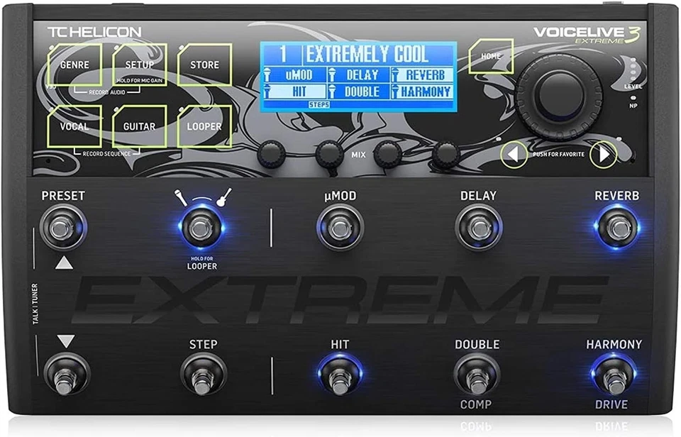 TC Helicon VoiceLive 3 Extreme Vocal and Guitar Effects Processor Pedal JP NEW - Image 1 of 4