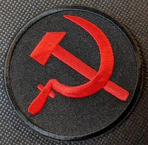 Russischer Hammer und Sichel gestickter Aufnäher - Bild 1 von 1