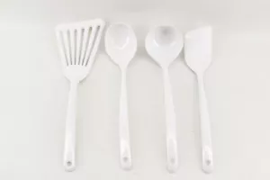 Copco Melamine Utensils White Set Of 4 Serving Pieces - Picture 1 of 10