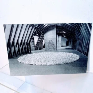 RICHARD LONG (1991) Italian ARt Gallery card Installation Invite card 4"x6" - Picture 1 of 2