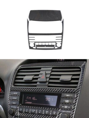 Quadro de controle central acabamento tampa interior fibra de carbono para Acura TSX 2003-2008 - Imagem 1 de 4