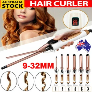 9-32mm Professional Curling Iron Ceramic Curling Wand Hair Curler Styling Beauty - Picture 1 of 25